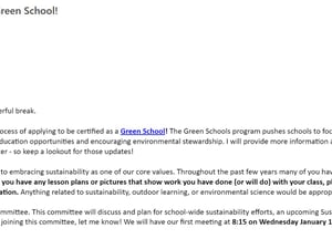 GreenSchoolsEmail